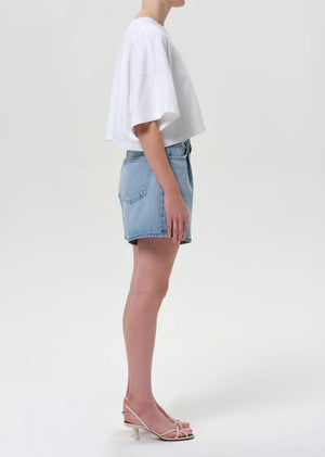 Rhoda Pleated A-line Short in Raft