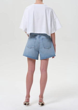 Rhoda Pleated A-line Short in Raft