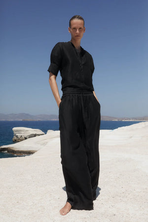 Bormio Short Sleeve Shirt in Black