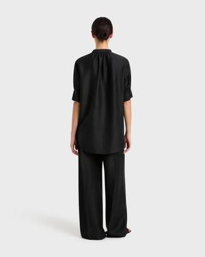 Bormio Short Sleeve Shirt in Black