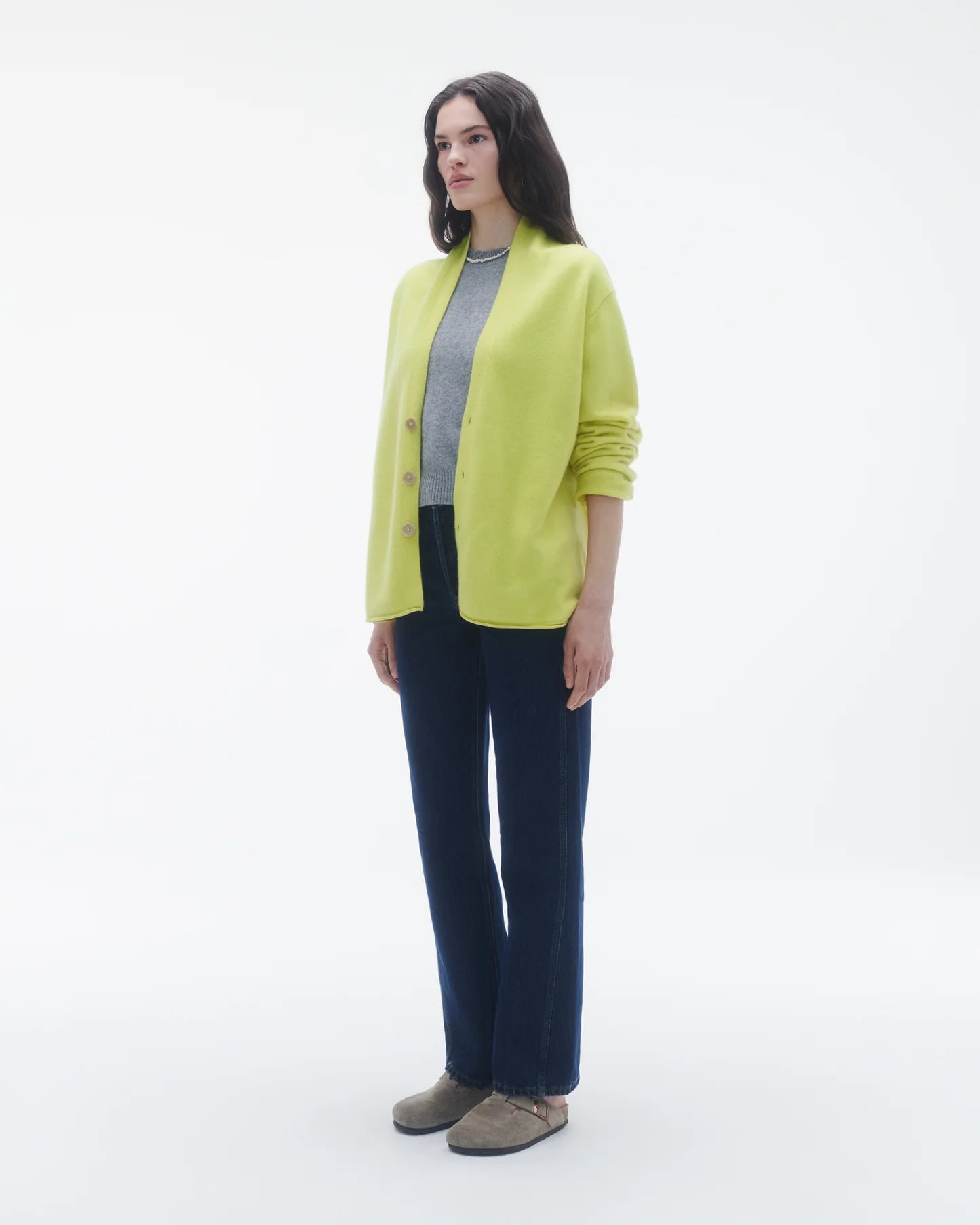 Everywhere Cardigan in Lemon