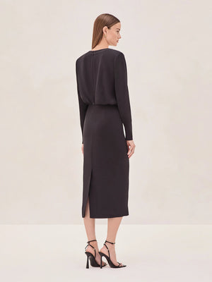 Fraser Midi Dress in Black