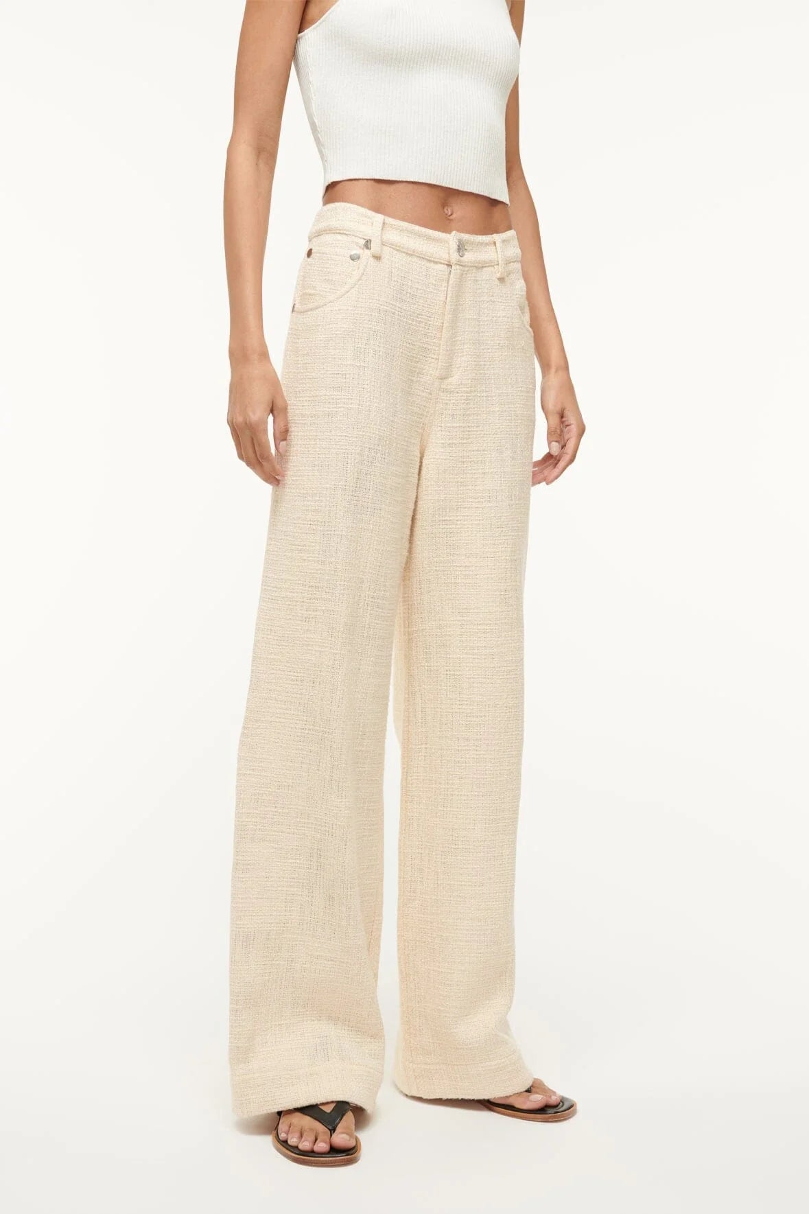 Grayson Pant in Ivory
