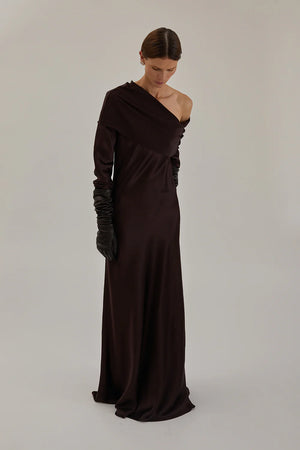 Billie Dress in Dark Chocolate