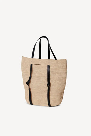 Tanner Straw Handbag in Natural