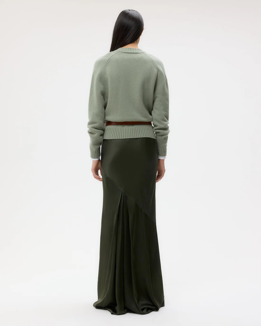 New Jill Crewneck in Martini Olive - Perfectly styled for casual wear, this crewneck adds sophistication to any outfit.