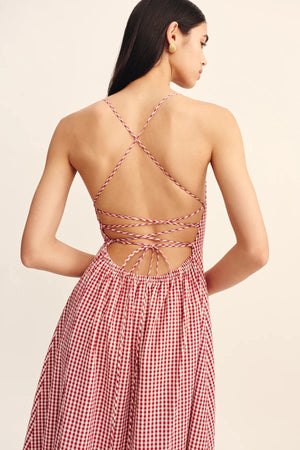 Lori Dress in Red Gingham