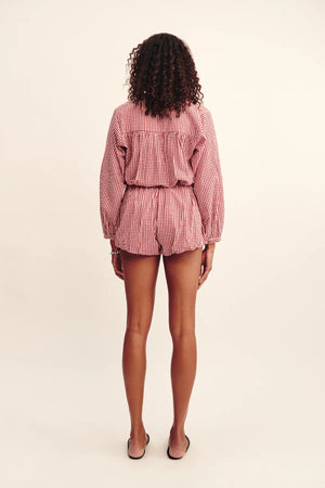 Aurelia Shorts in Red Gingham