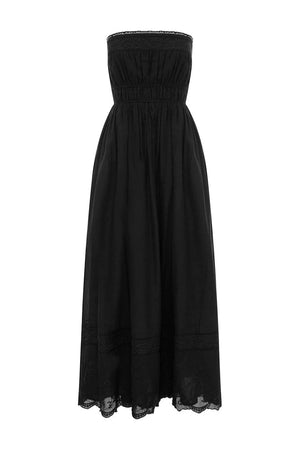 Mylah Strapless Dress in Black