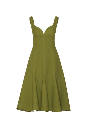 Mais Bonita Dress in Pistachio Green