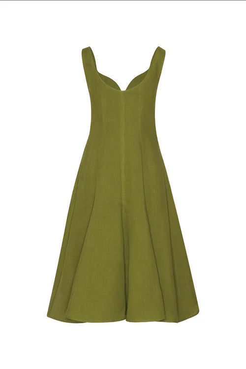 Mais Bonita Dress in Pistachio Green