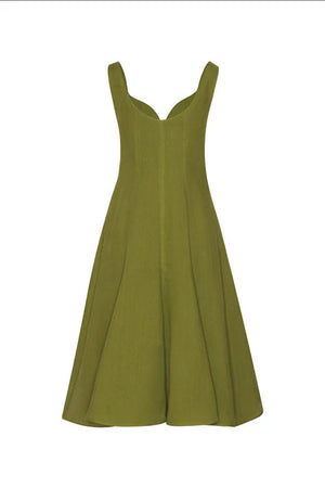 Mais Bonita Dress in Pistachio Green