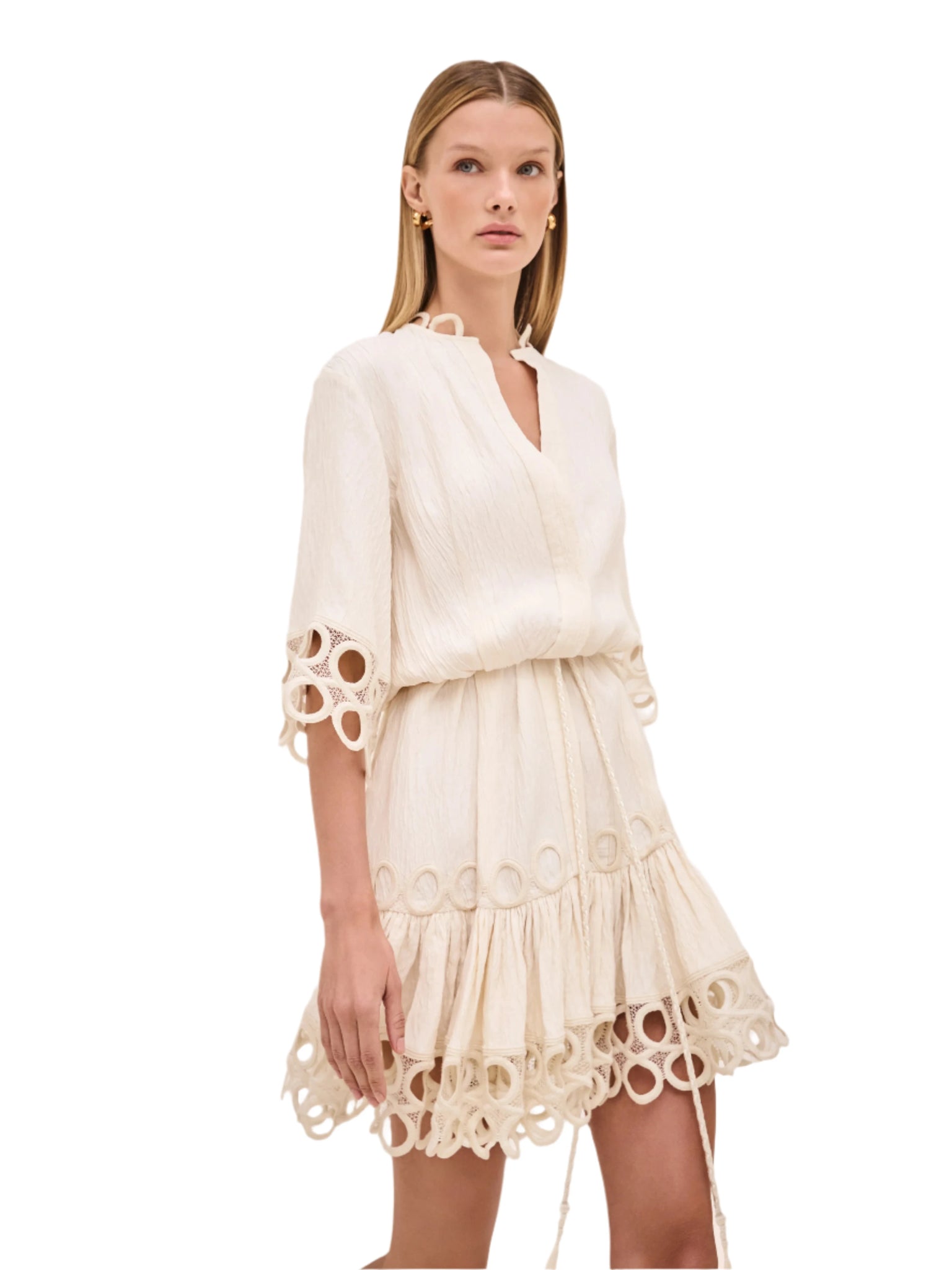 Kaila Dress in Alabaster