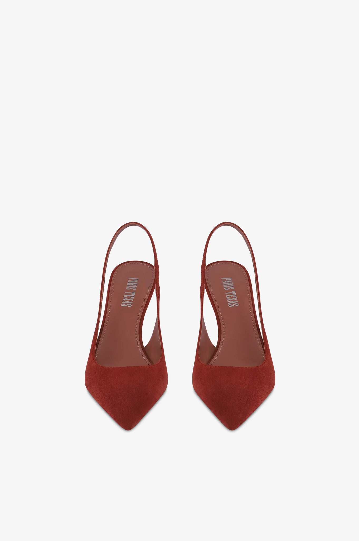 Lidia Slingback in Brandy Suede