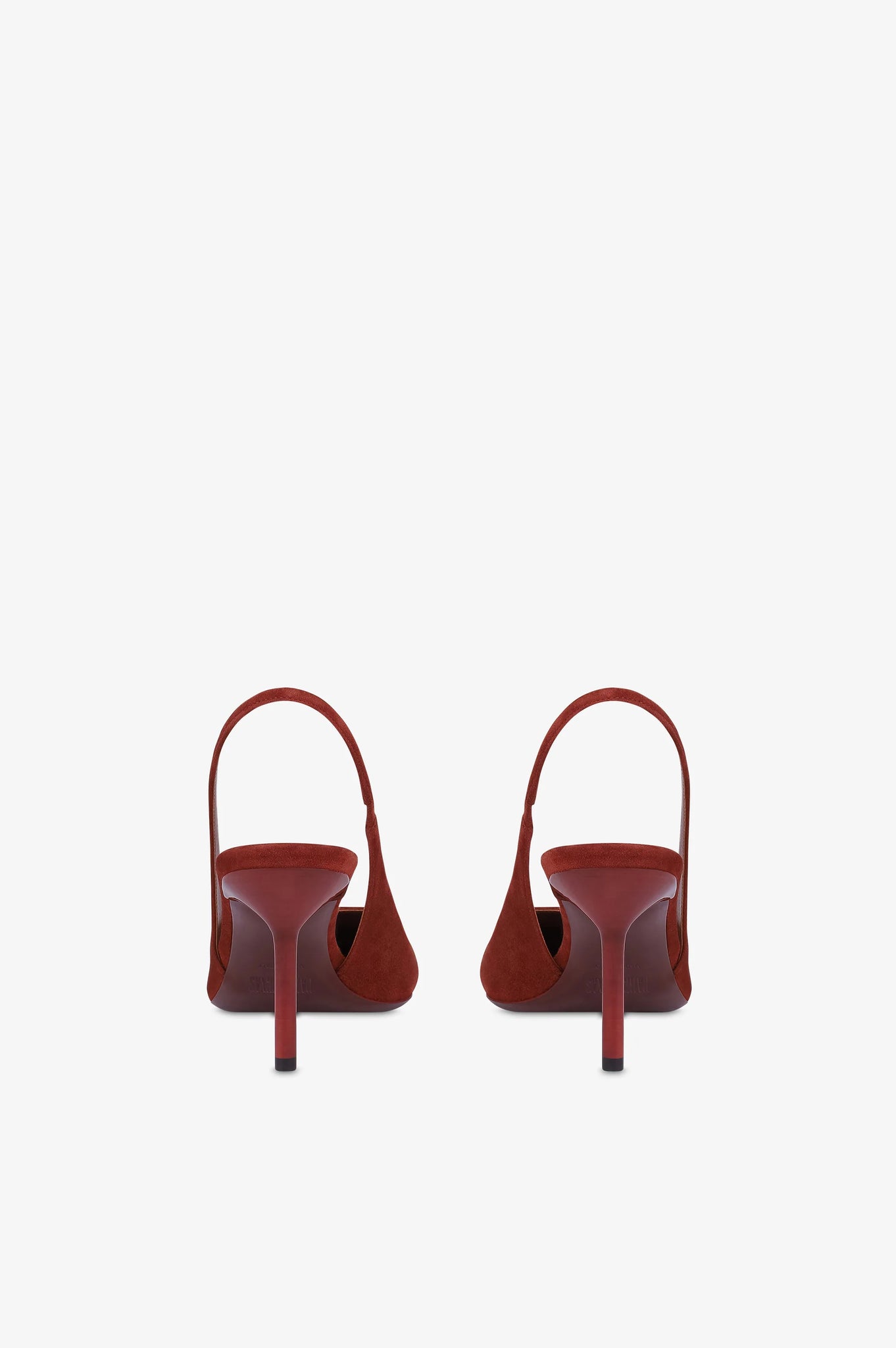 Lidia Slingback in Brandy Suede