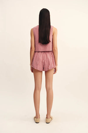 Rio Top in Red Gingham