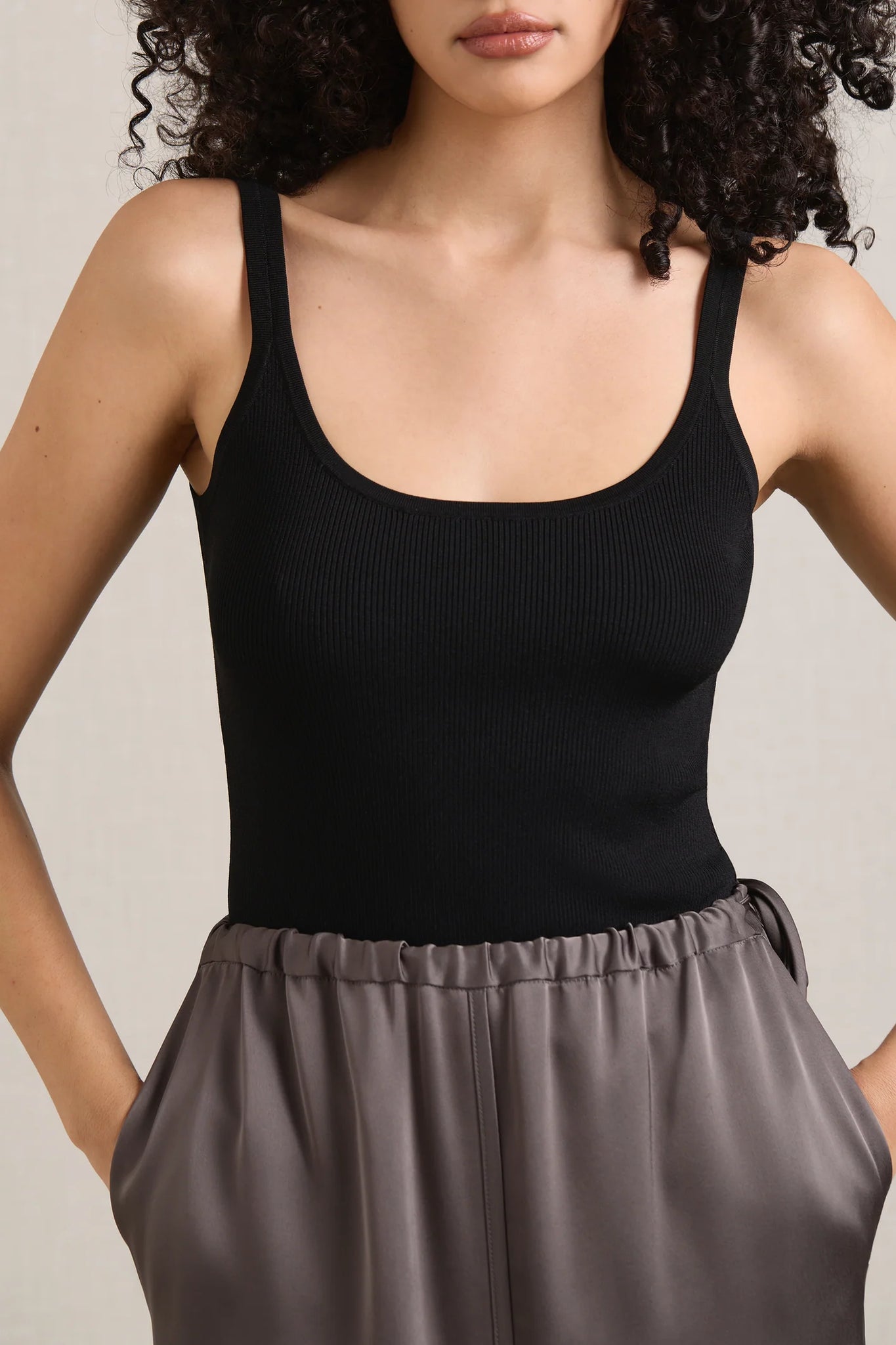 Verna Tank in Black