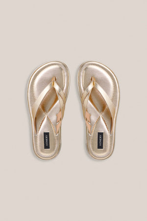 Morgan Sandal in Gold