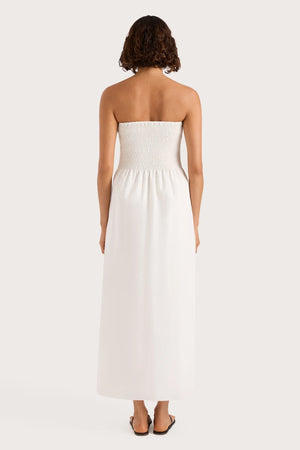 Jamie Midi Dress in White