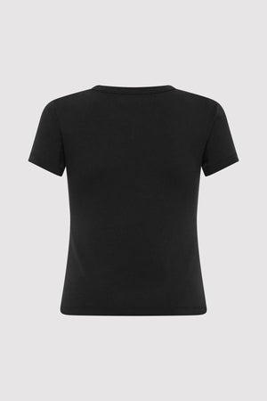 Organic Cotton Baby Tee in Jet Black