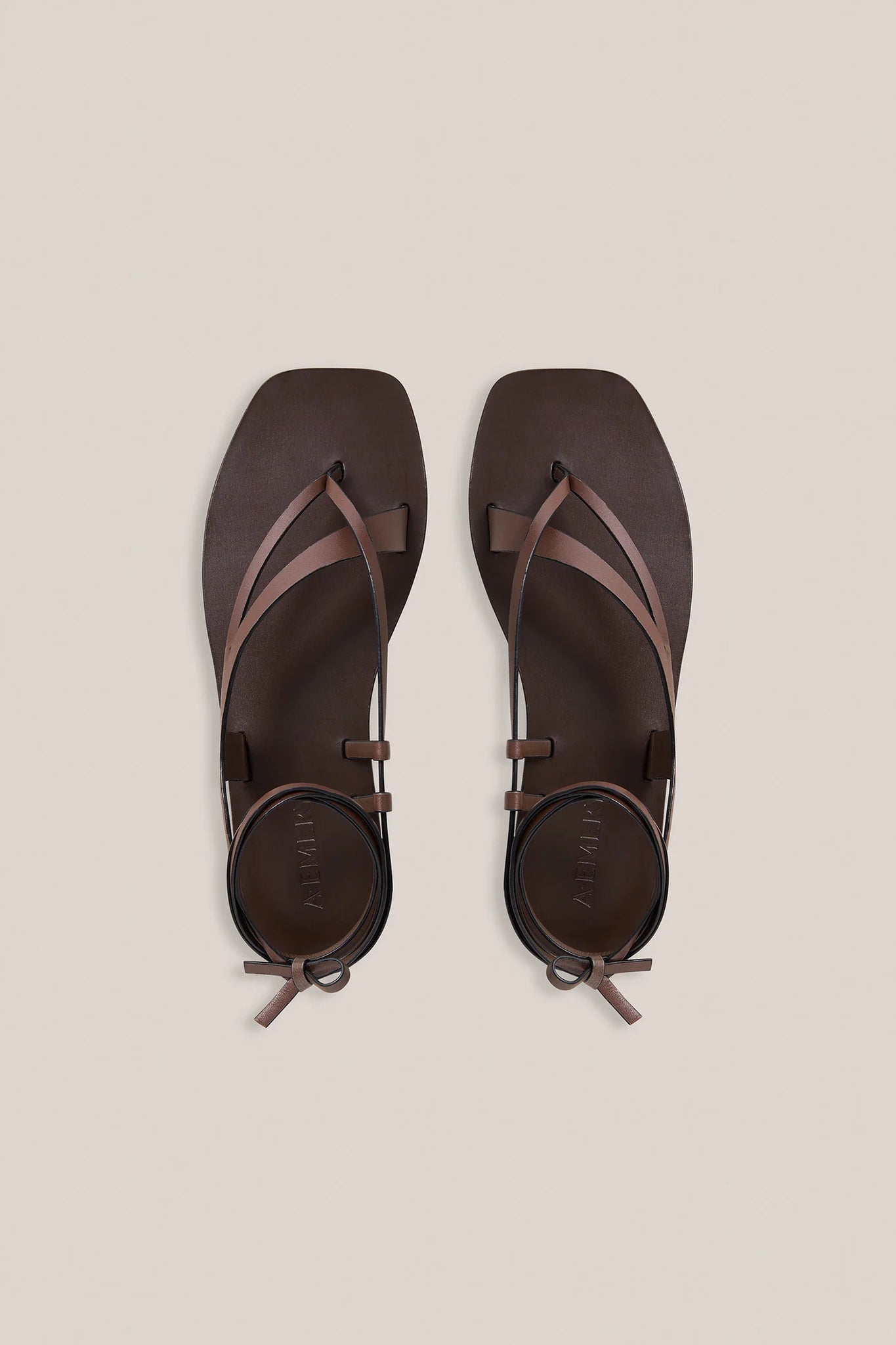 Rita Sandal in Walnut