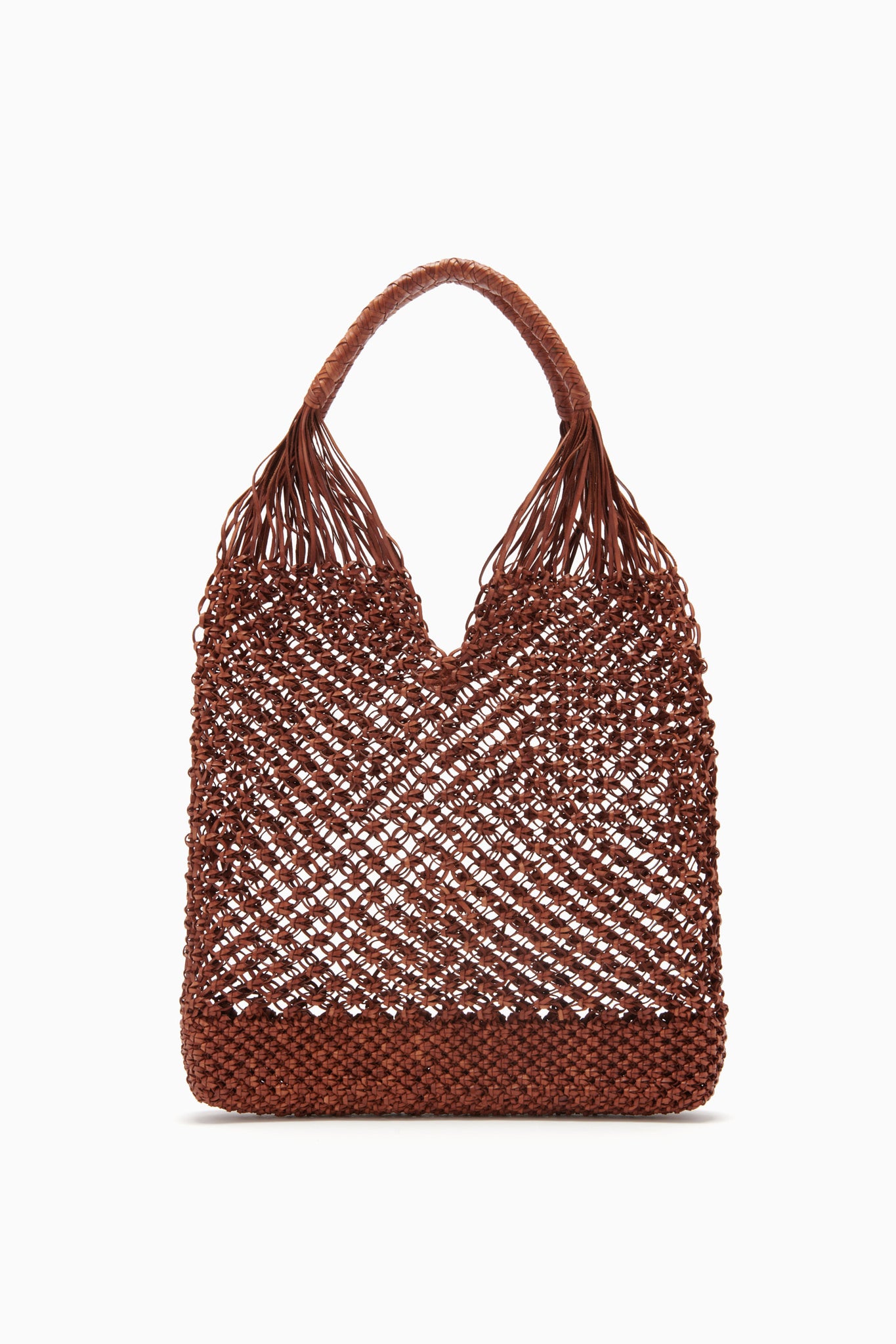 Tulia Large Knotted Hobo in Pecan Brown
