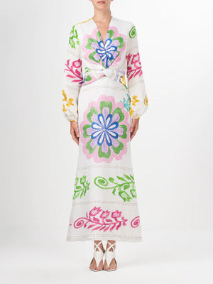 Battia Dress in Multicolor Floral Print