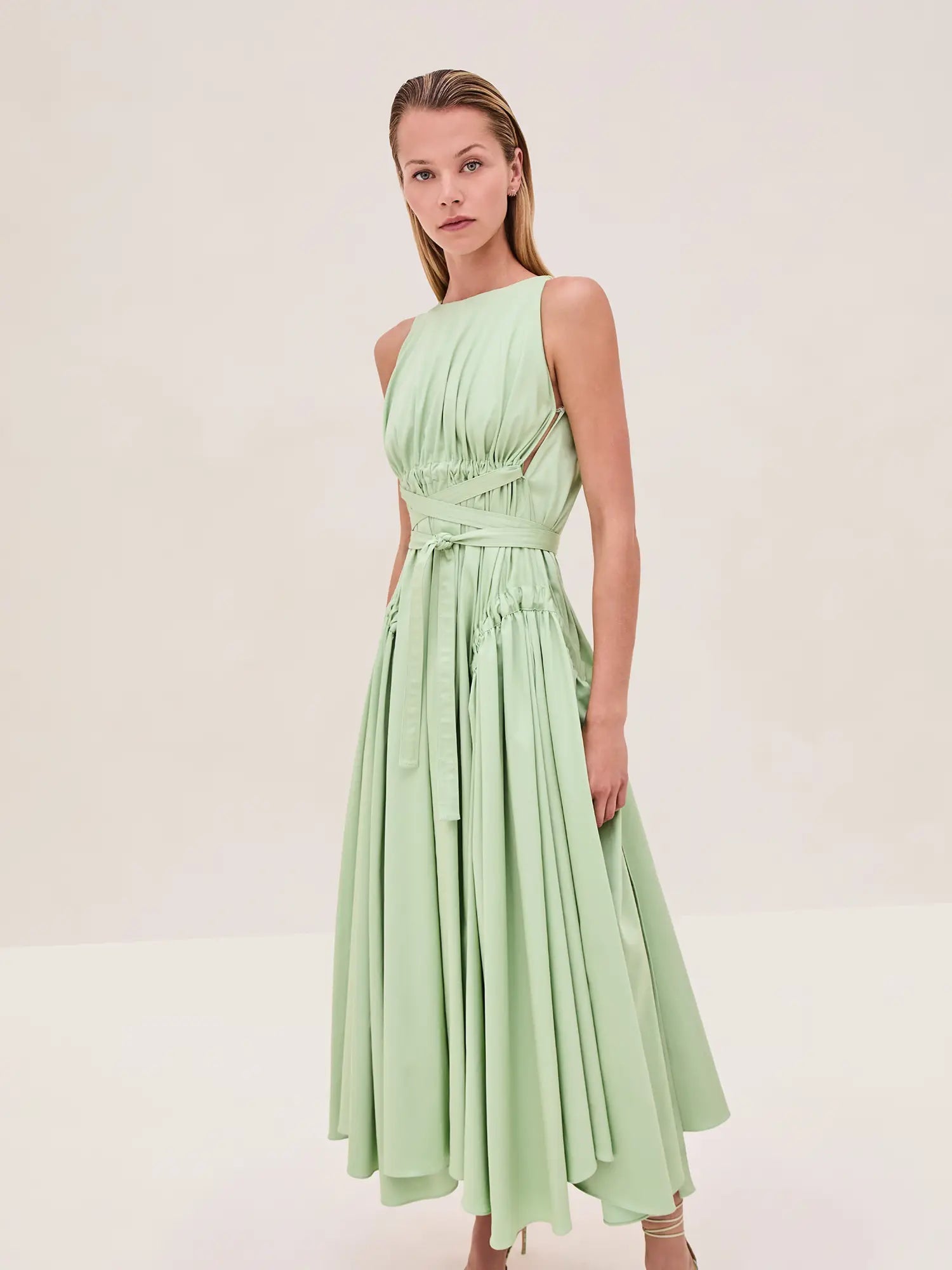 Versaille Dress in Seaglass