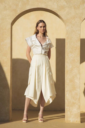 Mahal Blouse in Off White