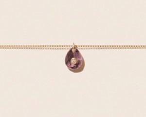 Orso Purple Amethyst Short Necklace