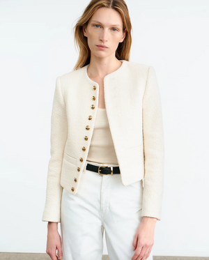 Patti Short Jacket in Ivory