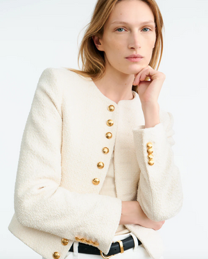 Patti Short Jacket in Ivory