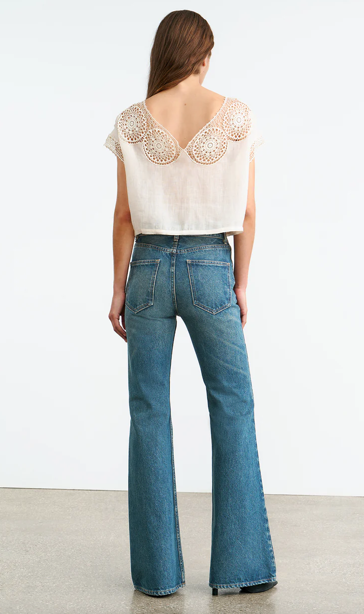 Caila Top in Ivory