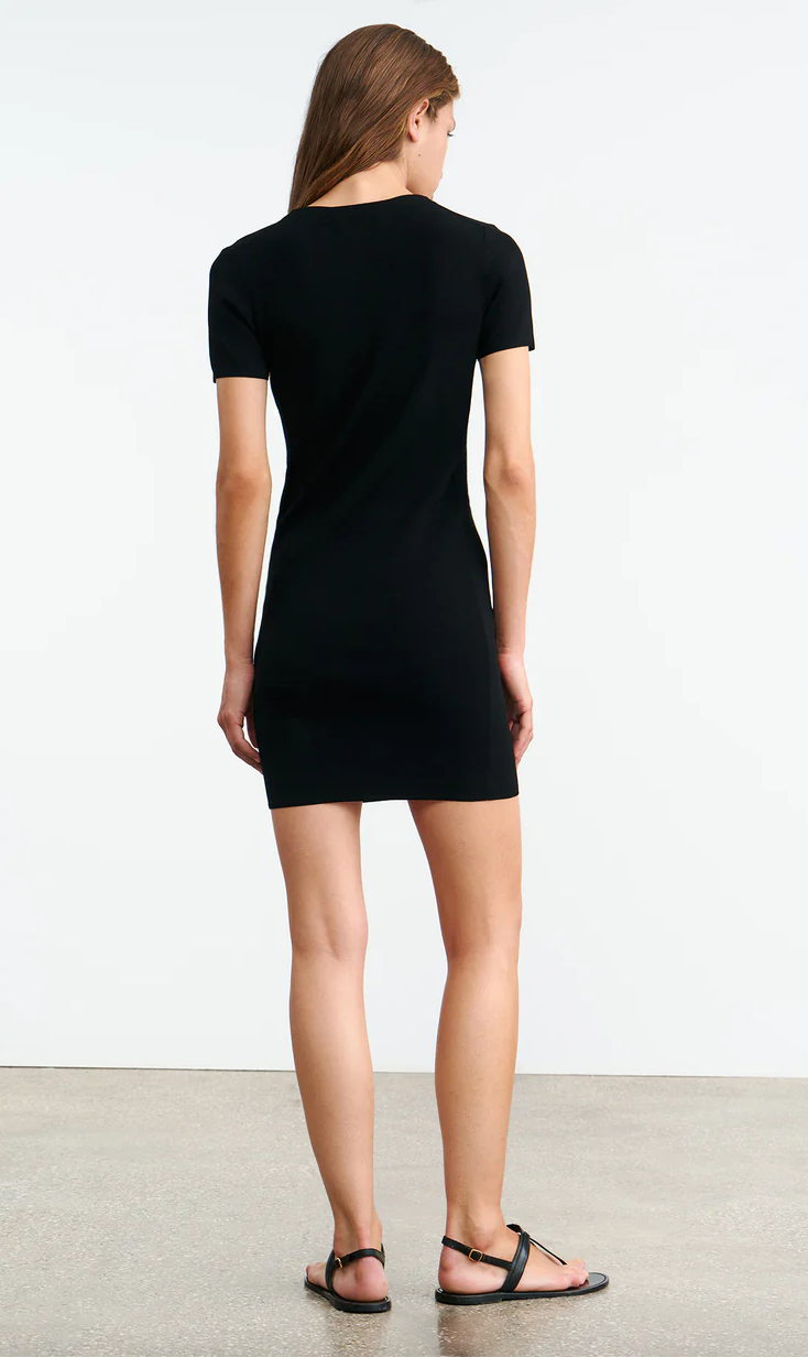 Palma Sweater Dress in Black
