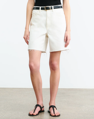 Russell Denim Short in Cream