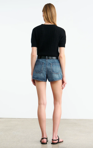 Harley Denim Short in Classic Wash