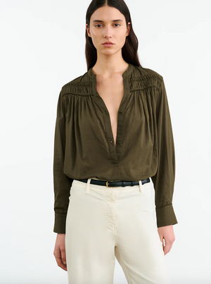 Clarys Top in Olive Green