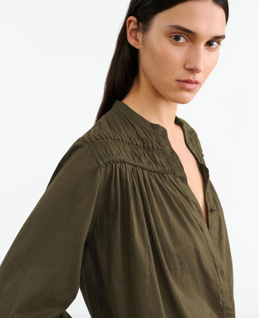 Clarys Top in Olive Green