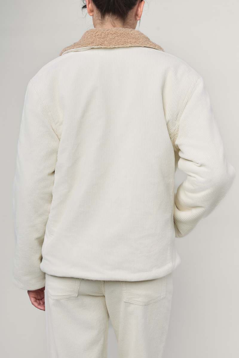 Townes Jacket in Milk Corduroy