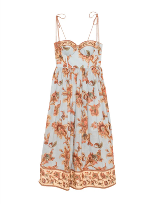 corset cotton dress Sage Cotton Corset Top