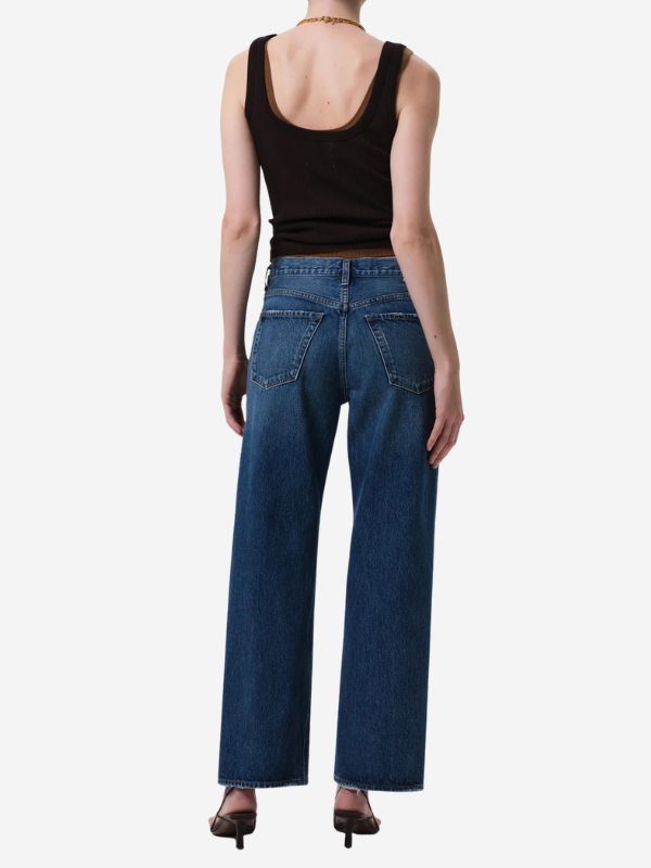 Back view of Lindz Easy Straight in Chaya highlighting the subtle fading and relaxed fit style.