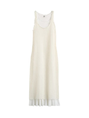 Toteme - Mohair Knit tank dress off-white - M