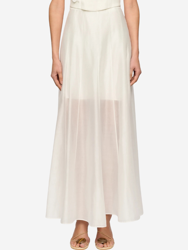 Solene Skirt in Off White