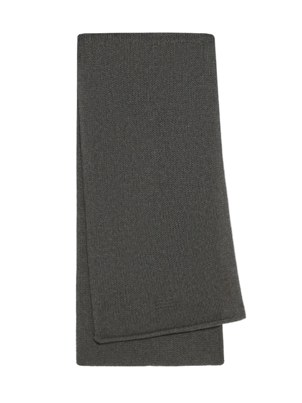 Luxurious Blanket Scarf in Charcoal by Guest in Residence, crafted from 100% cashmere with a chunky, lightweight knit design. Measures 72" x 19".