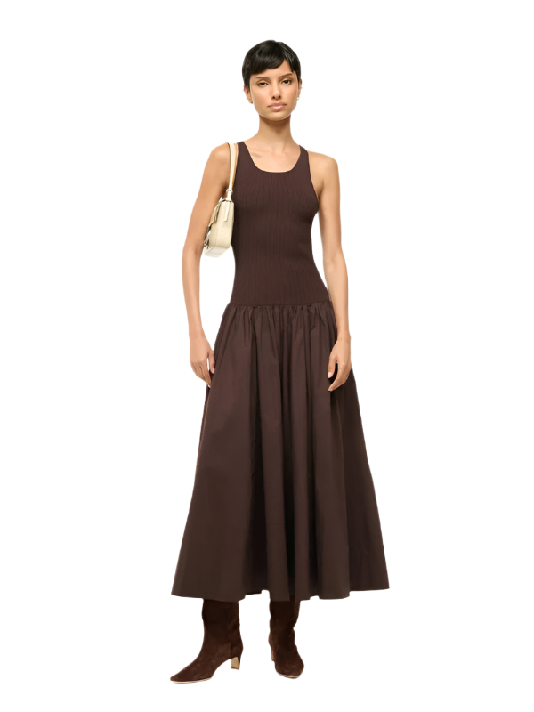 Yamila Dress in Earth