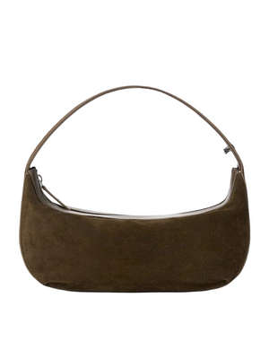 Demy Shoulder Bag in Truffle showcasing its chic design and convertible features, perfect for casual outings.
