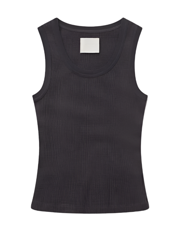 Inez Tank in Charcoal