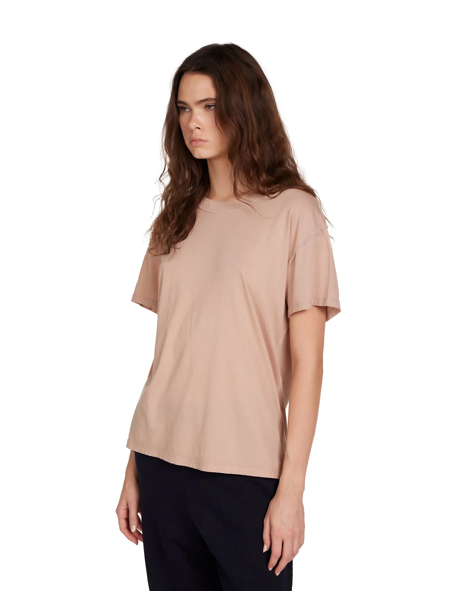 Isla Inside Out Tee in Mauve