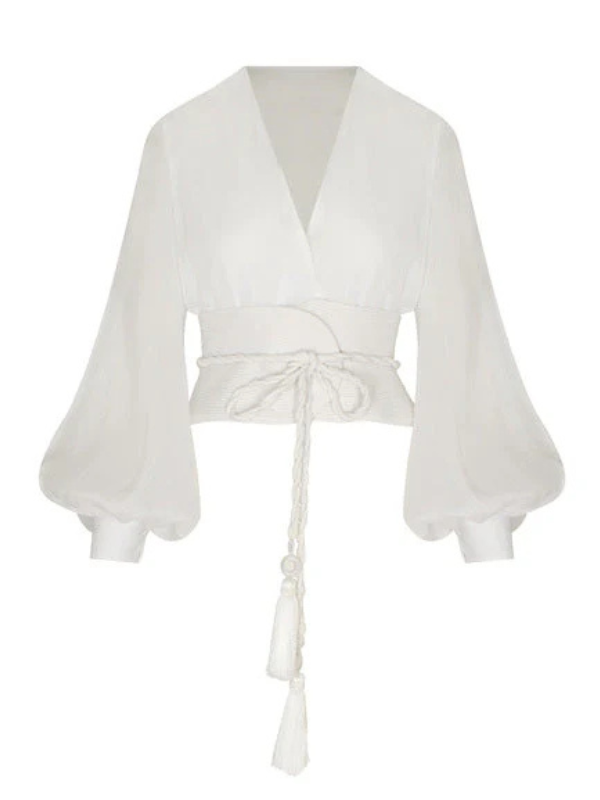 La Costa Top in Off White