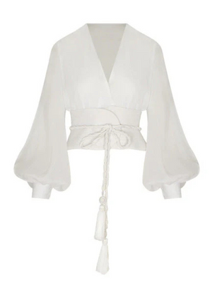 La Costa Top in Off White